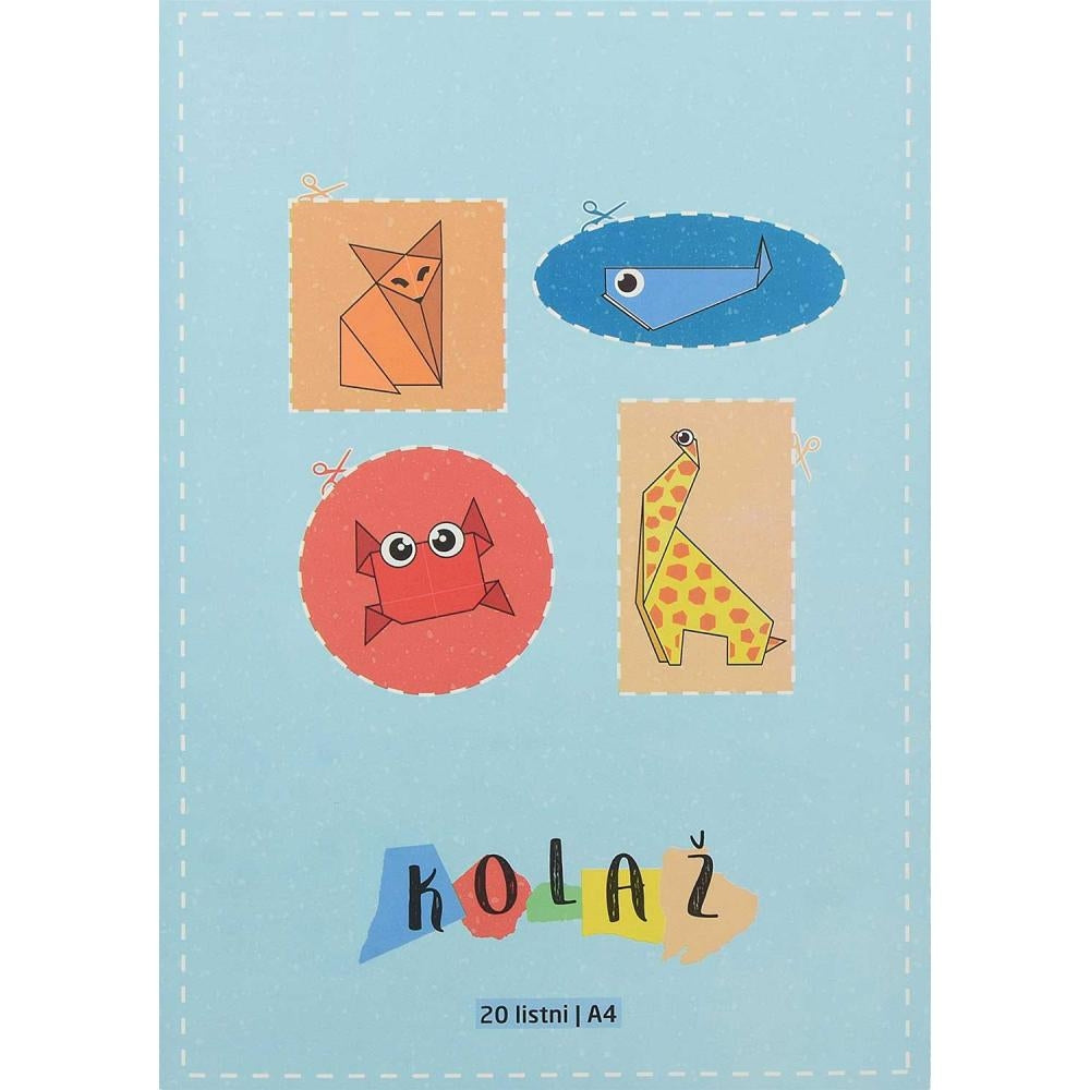 Kolaž papir A4 20L Kamal