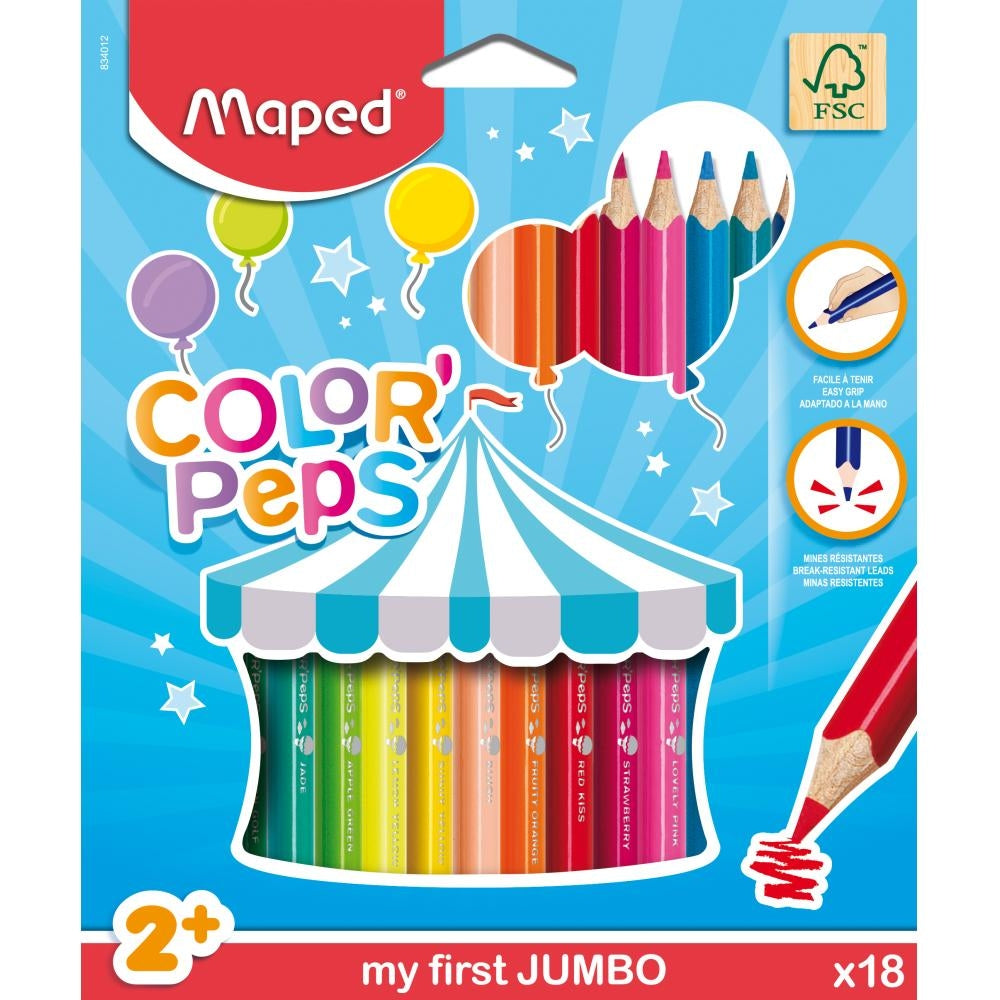Barvice Maped Color'peps Maxi 3robe 18/1