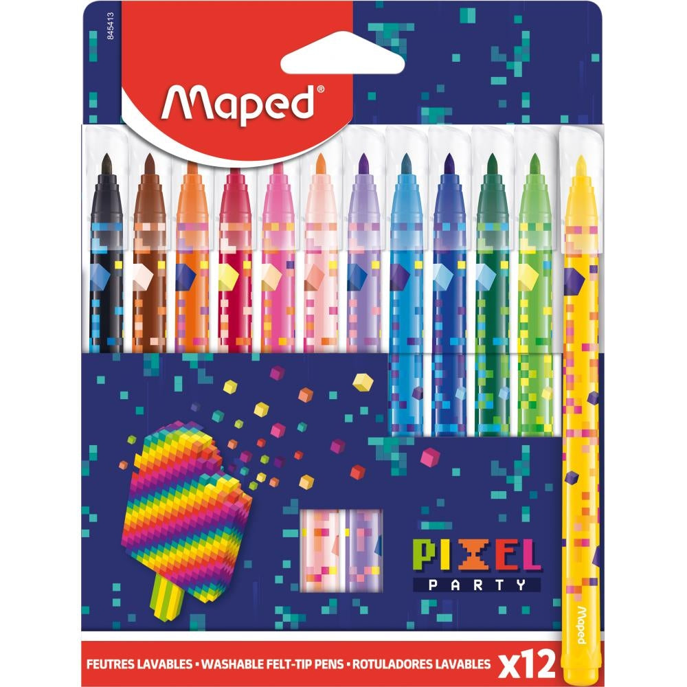 Flomastri Maped Pixel Party 12/1