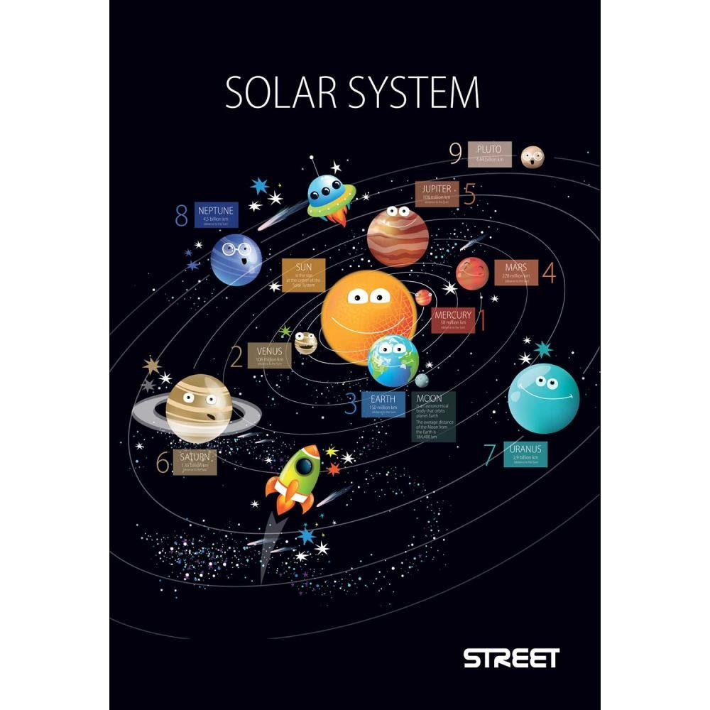 Beležka Street Solar A6 črte