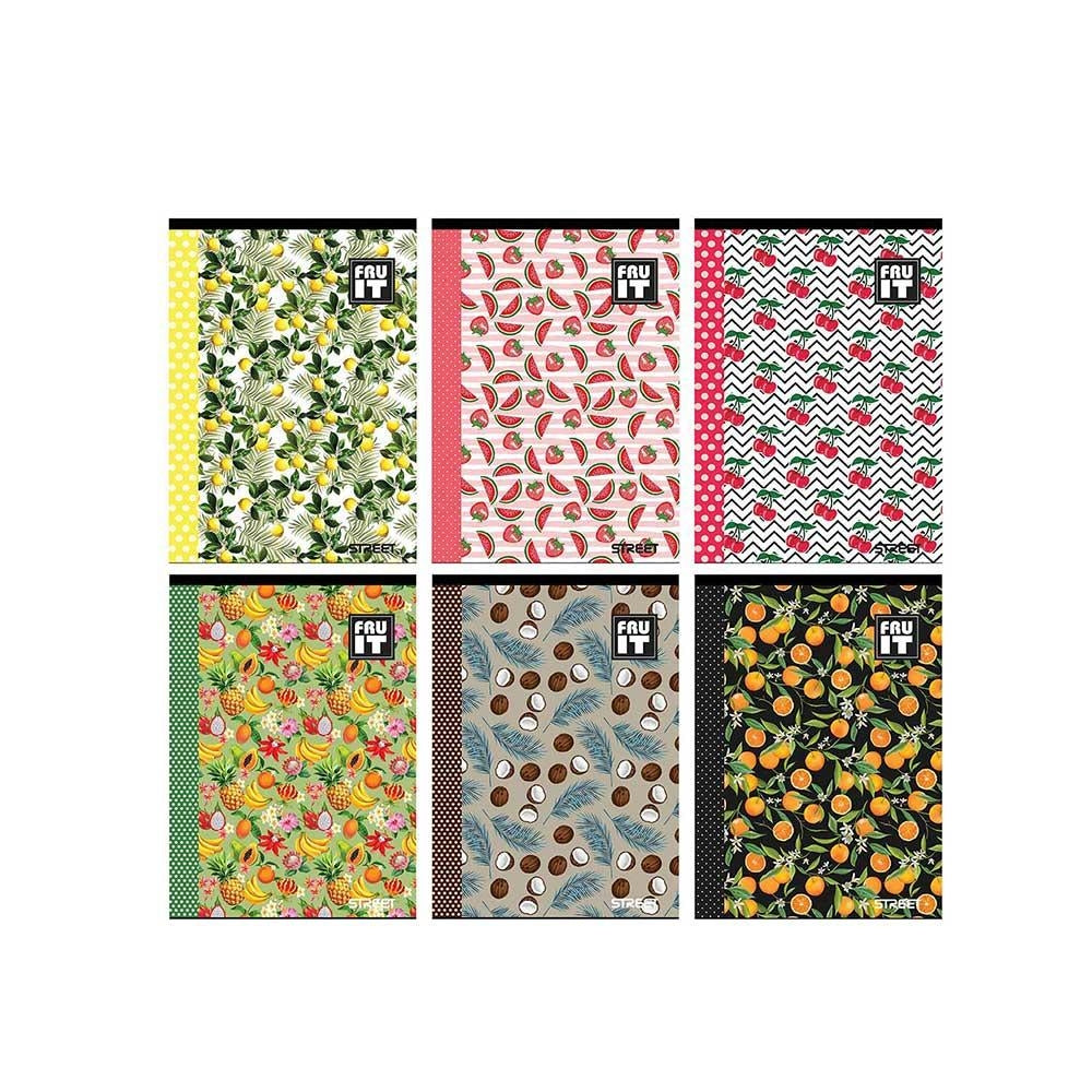 Zvezek Street Fruits A4/BI 80l