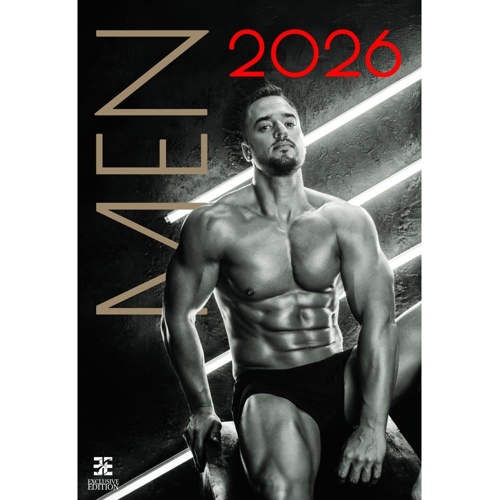 Koledar Moški črno-beli 2026