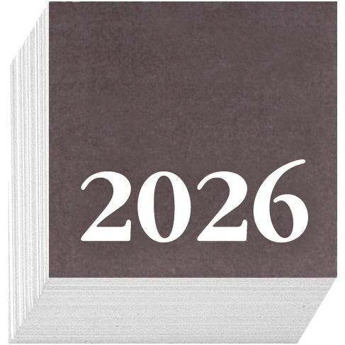 Koledar kocka 2026 siva