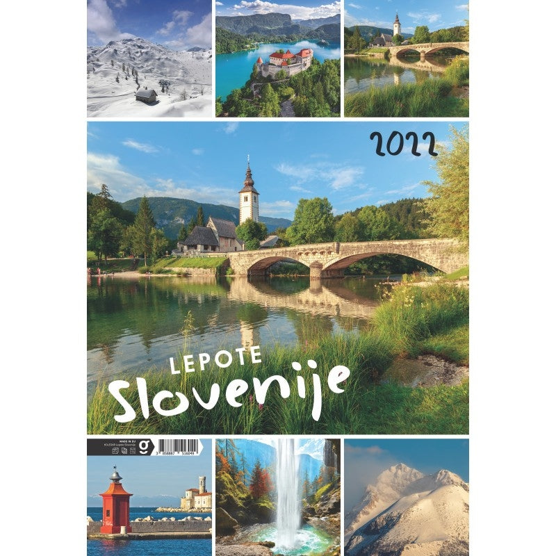 KOLEDAR STEN.2022 LEPOTE SLOVENIJE 1880