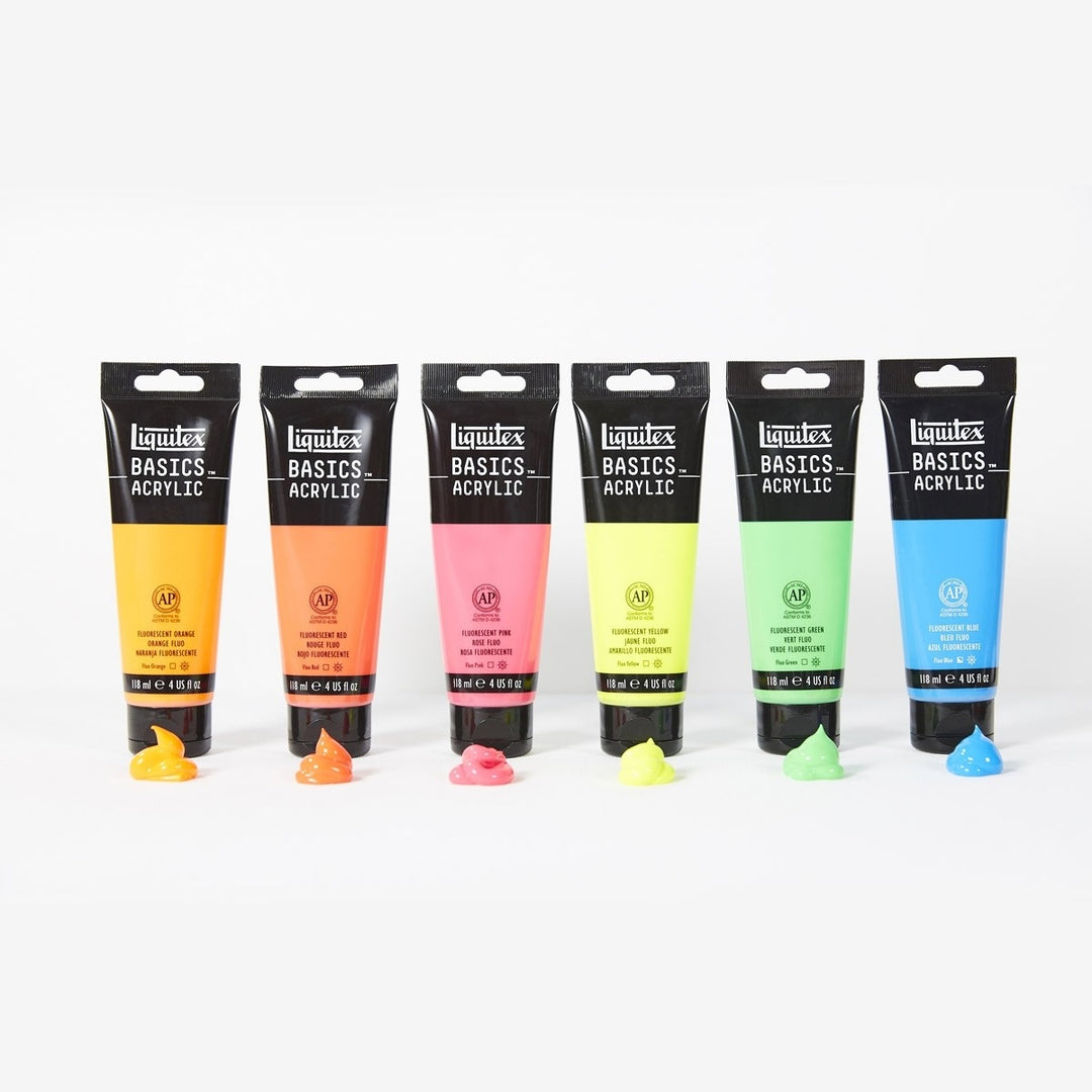 Akril Liquitex Basics 118ml FLUORESCENTNE BARVE