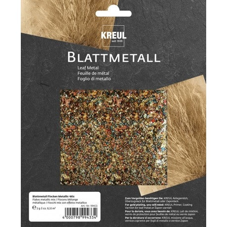 Kreul Art Deco lističi metalni mix 2g