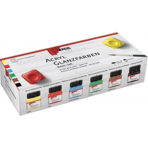 Komplet akrilnih barv Kreul, 6 x 20 ml