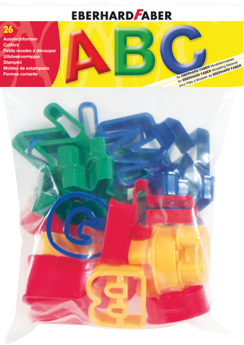 Modelčki za izrezovanje ABC 26/1 plastik