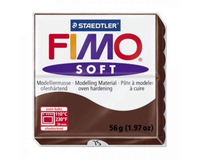 MODELIRNA MASA FIMO SOFT 56G T.RJAVA 75