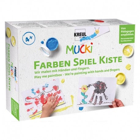 Komplet prstnih barv Učenje in igra Muck