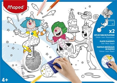 Pobarvanka Maped Piši-Briši podloga modra