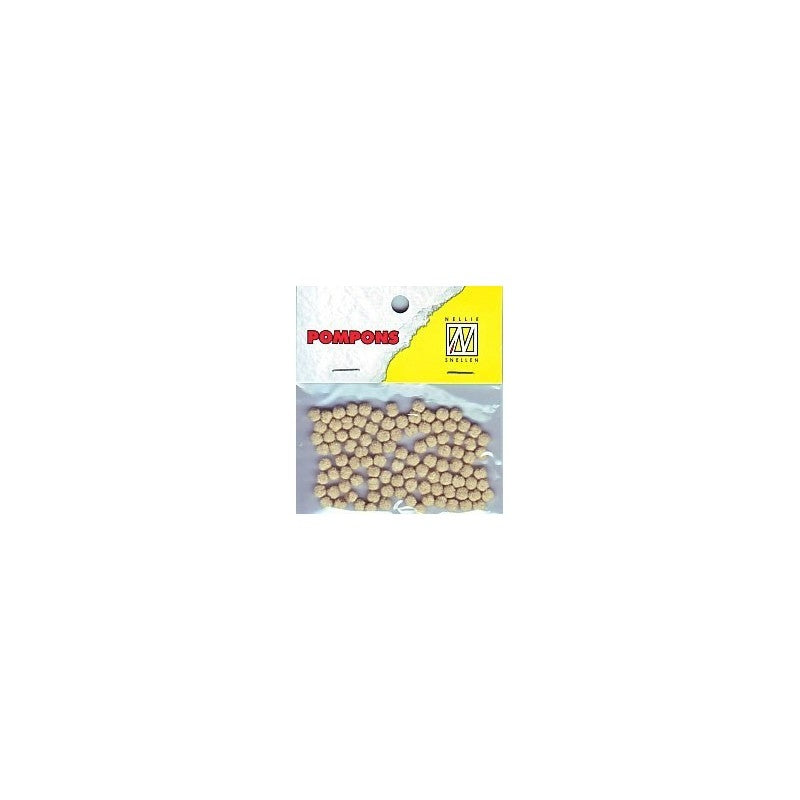Pom pom 3mm 100/1 bež
