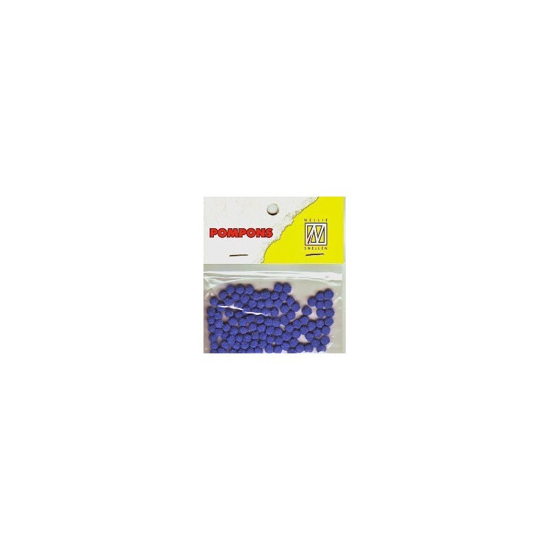 Pom pom 3mm 100/1 kraljevsko modra