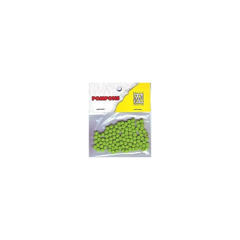 Pom pom 3mm 100/1 limona zelen