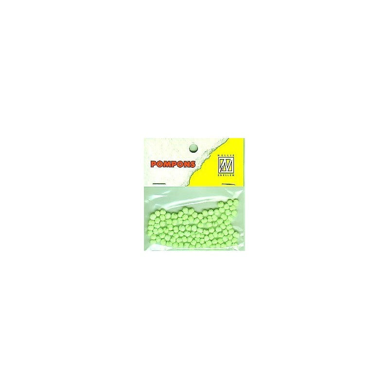 Pom pom 3mm 100/1 neon zelena