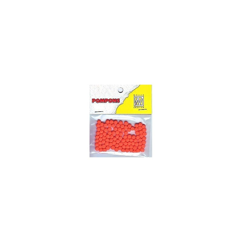 Pom pom 3mm 100/1 oranžna