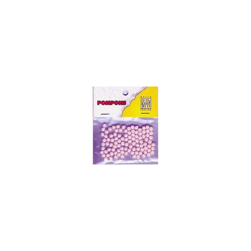 Pom pom 3mm 100/1 nežno roza