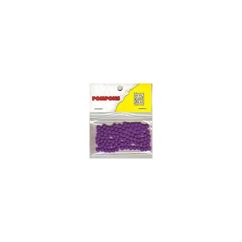 Pom pom 3mm 100/1 purple