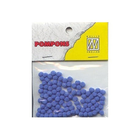 Pom pom 3mm 100/1 svetlo modra