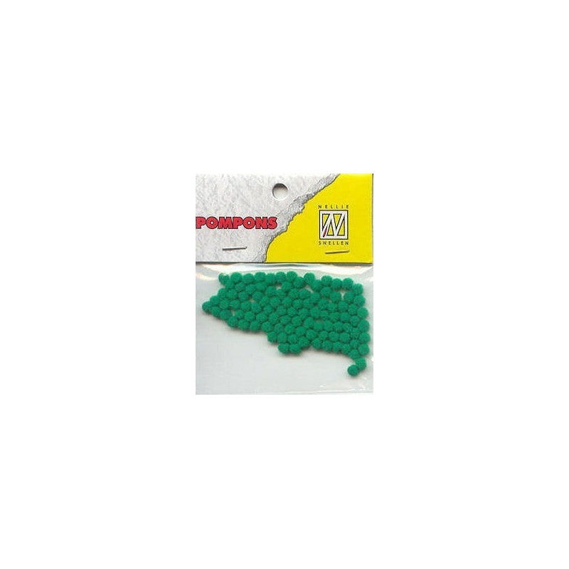 Pom pom 3mm 100/1 zelena