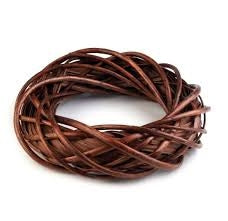 Venec pleten natur rjav 30cm x 7cm