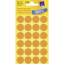 ETIKETE BIRO 3173 FI18MM ORANŽ