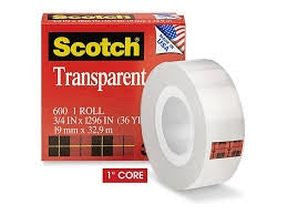 Selotejp Scotch 19x33 prozoren 3M/600