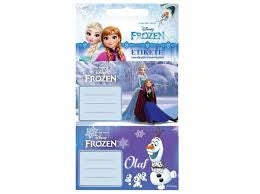 ETIKETA ZA ZVEZEK FROZEN 10/1