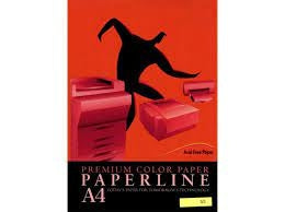 Barvni papir A4 80g rdeč