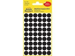 ETIKETE BIRO 3140 FI12MM ČRNE