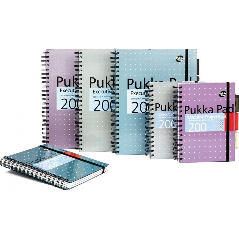 Zvezek špirala Metallic A4 črte 100l