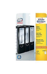 ETIKETE LASER L4760-25 192X38MM ZA REGISTRATORJE