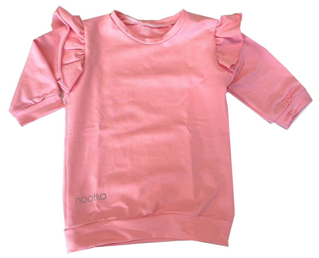 Majčka Nootka enobarvna pink 3/4 rokav