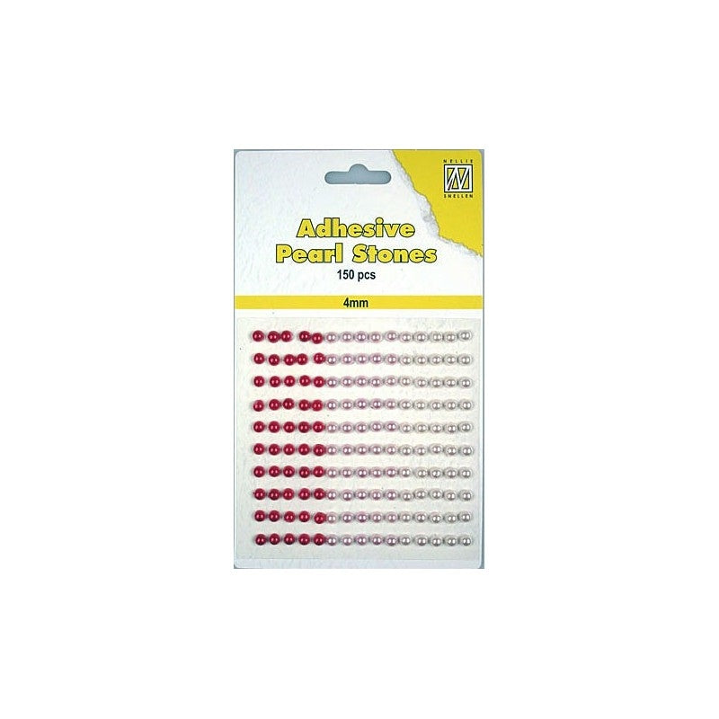 Samolepilne polovične perle 4mm