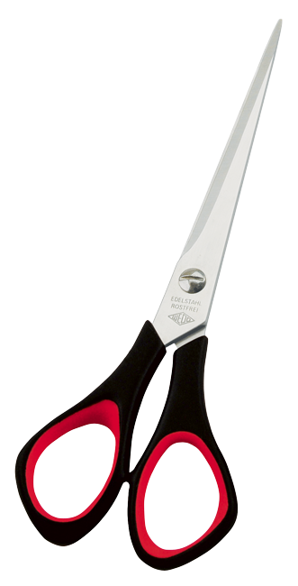 Škarje za levičarje Wedo 16cm rdeče/črne
