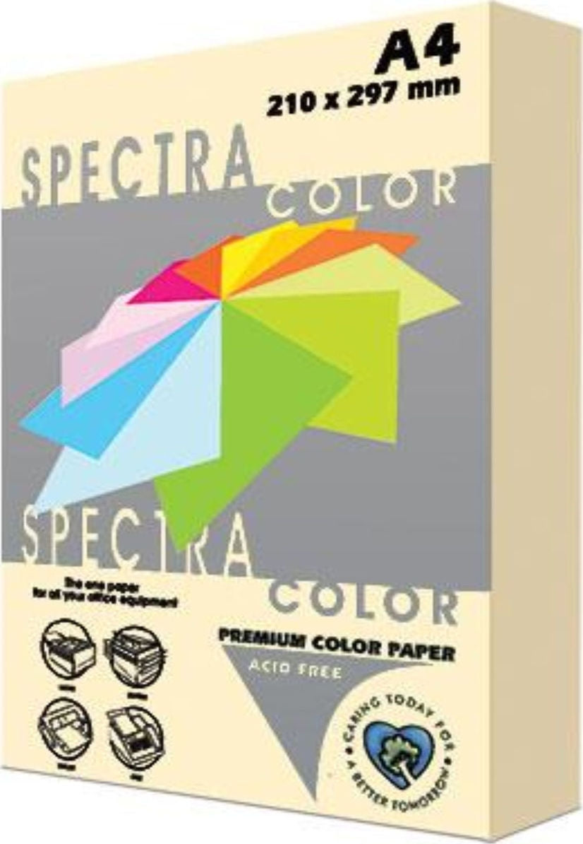 Barvni papir A4 80g bež Ivory