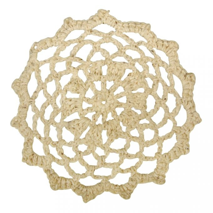 ČIPKE ORNAMENT, KVAČKANE, 7,5 CM, BEŽ 3/1