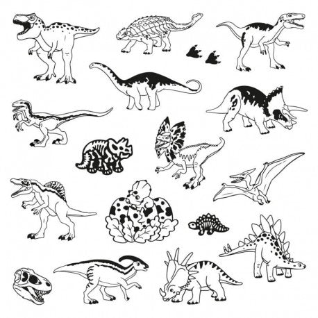 Aladine štampiljke Funny Dinozavri