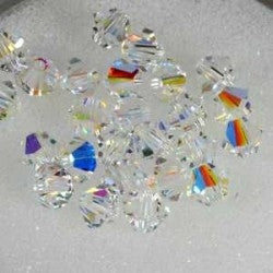PERLE SWAROVSKI BRUŠENE 8MM CRYSTAL AB