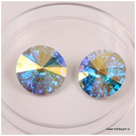 KRISTALI SWAROVSKI RIVOLI14MMCHRYSTAL AB