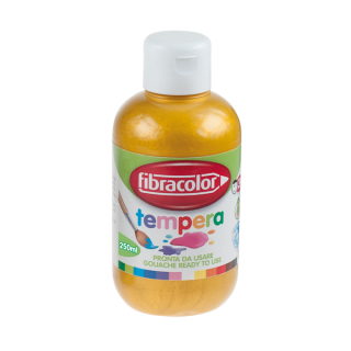 Tempera Fibracolor 250ml zlata