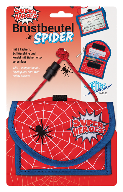 Torbica za okoli vratu 14x10.8x0.7 spiderman
