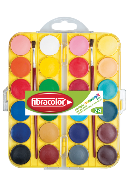 Vodene barvice Fibracolor 24/1