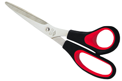 Škarje WEDO 16cm rdeče/črne