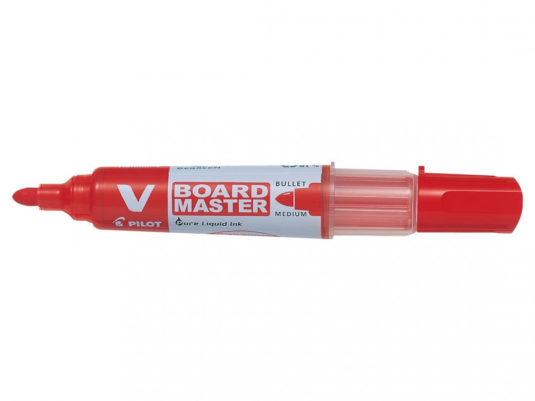 Flomaster za belo tablo Pilot V Board master Rdeč