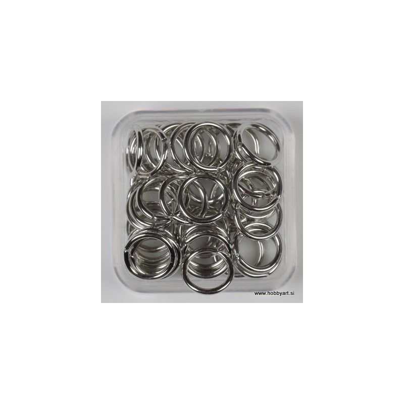 Zaključni obroček 8mm platina 50/1